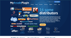 Desktop Screenshot of myarcadeplugin.com